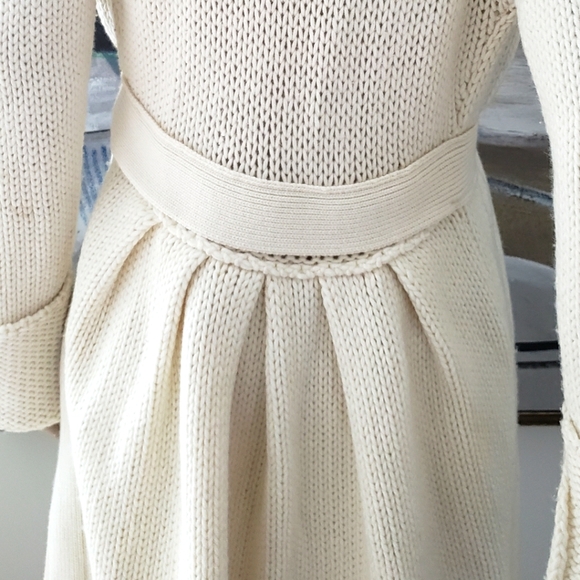 Stefanel | Belted Knit Cardigan Coat - Picture 11 of 15